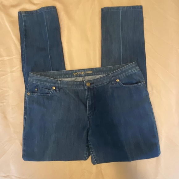 Michael Kors Denim - COPY - Michael Michael Kors Blue Jeans Straight Leg Size 14